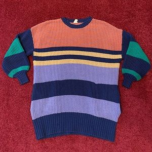 Striped Sweater Dress